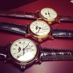 Bridge Street Jewelers - Complete set of Patek Philippe 5059 in all three metals!  Rose Yellow and White Gold