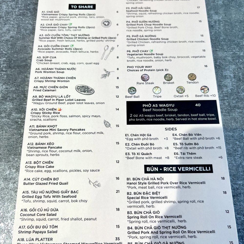Lua Vietnamese Cuisine - Menu - Vietnamese Near Me - Edison, New Jersey