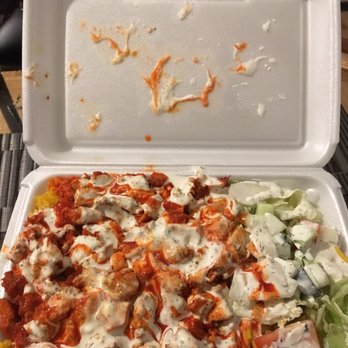 Maaz Halal Gyro - $5 Chicken over Rice Combo w/ Salad w/ white and hot sauce. AND it comes with a can of soda/iced tea or bottle of water. - Halal Near Me - Philadelphia, Pennsylvania Maaz Halal Gyro - $5 Chicken over Rice Combo w/ Salad w/ white and hot sauce. AND it comes with a can of soda/iced tea or bottle of water. - Halal Near Me - Philadelphia, Pennsylvania
