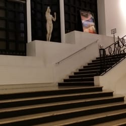 Cinema Lumiere - Beautiful sweeping stairway up to the cinema and library
