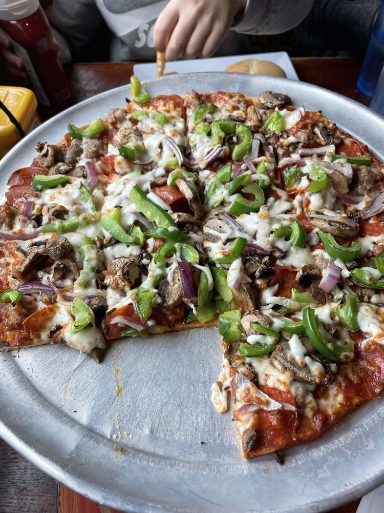 Food from Double A's Pizza Sports Bar and Grill