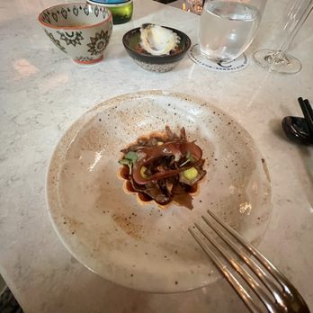 Wild Common - Duck prosciutto tartlet - New American Near Me - Charleston, South Carolina Wild Common - Duck prosciutto tartlet - New American Near Me - Charleston, South Carolina