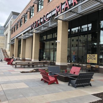 Lenexa Public Market - Exterior featuring outdoor seating and fire pits - Public Markets Near Me - Lenexa, Kansas Lenexa Public Market - Exterior featuring outdoor seating and fire pits - Public Markets Near Me - Lenexa, Kansas