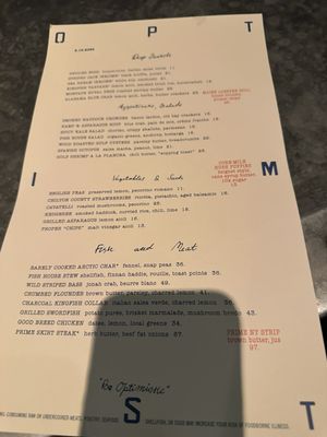 Menu photo 3 The Optimist - Nashville Nashville, TN