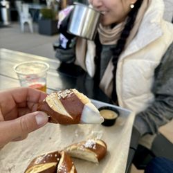 New Belgium Ranger Station - Pretzel dipped in cheese