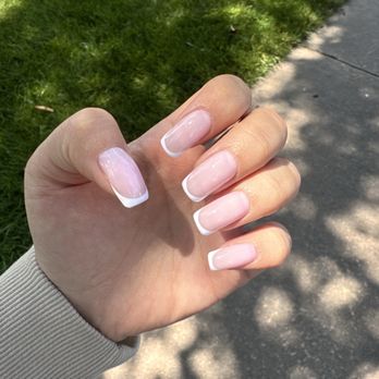Ayla Nails - Hard gel, French tip manicure - Nail Technicians Near Me - Los Altos, California
