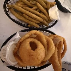 Hoffman House - Fried green beans and onion rings