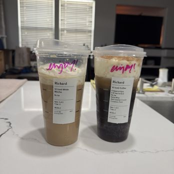 Starbucks - Half filled coffee if you order without ice for $15. - Coffee & Tea Near Me - Sacramento, California