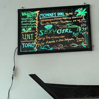 Sushi Thai Too - a menu on the wall - Thai Near Me - Naples, Florida Sushi Thai Too - a menu on the wall - Thai Near Me - Naples, Florida