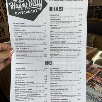 Happy Belly Restaurant - Menu - Breakfast & Brunch Near Me - Drumheller, Alberta