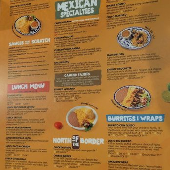 Iguana Joe's - Front of menu - Mexican Near Me - Houston, Texas Iguana Joe's - Front of menu - Mexican Near Me - Houston, Texas