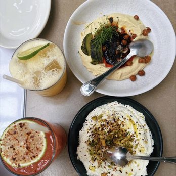 Aba - Crispy Short Rib Hummus and Whipped Feta - Mediterranean Near Me - Chicago, Illinois