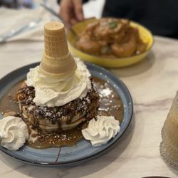Morning News - Banana Fosters Pancakes