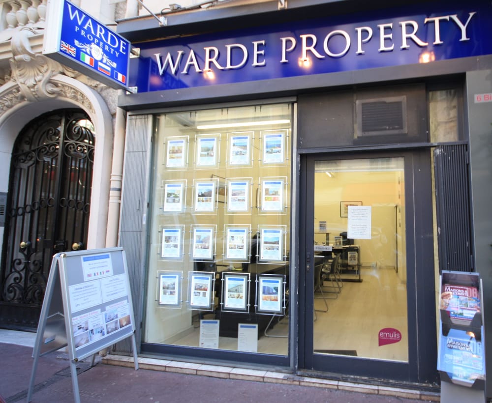 WARDE PROPERTY 6 bis rue Meyerbeer, Nice, France Real Estate Agents