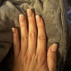 The Nail Place - Acrylic nails after a week of growth