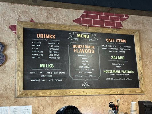 Menu photo 1 Ella Cafe Coral Springs, FL