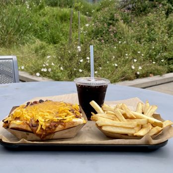 Root Burger - Chili Cheese Dog - Sandwiches Near Me - Goleta, California Root Burger - Chili Cheese Dog - Sandwiches Near Me - Goleta, California