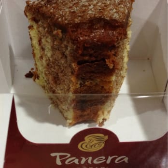 Panera Bread - Cinnamon Crumb Coffee Cake Slice ($2.59). Was $.99 with our to-go meal yesterday & Panera Rewards. Great w/ my coffee this morn! - Salad Near Me - Pico Rivera, California Panera Bread - Cinnamon Crumb Coffee Cake Slice ($2.59). Was $.99 with our to-go meal yesterday & Panera Rewards. Great w/ my coffee this morn! - Salad Near Me - Pico Rivera, California