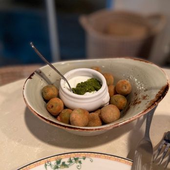 Bistro Été - Fried olives. - French Near Me - Water Mill, New York Bistro Été - Fried olives. - French Near Me - Water Mill, New York