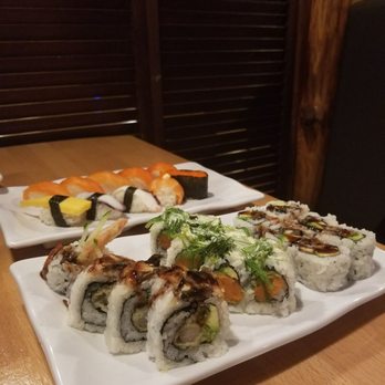 Taka Japanese & Thai - Black dragon roll, Veggie roll, avocado and eel roll - Japanese Near Me - Windsor, Ontario Taka Japanese & Thai - Black dragon roll, Veggie roll, avocado and eel roll - Japanese Near Me - Windsor, Ontario
