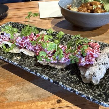 Bar Lee. - Beetroot cured salmon tartare - Cocktail Bars Near Me