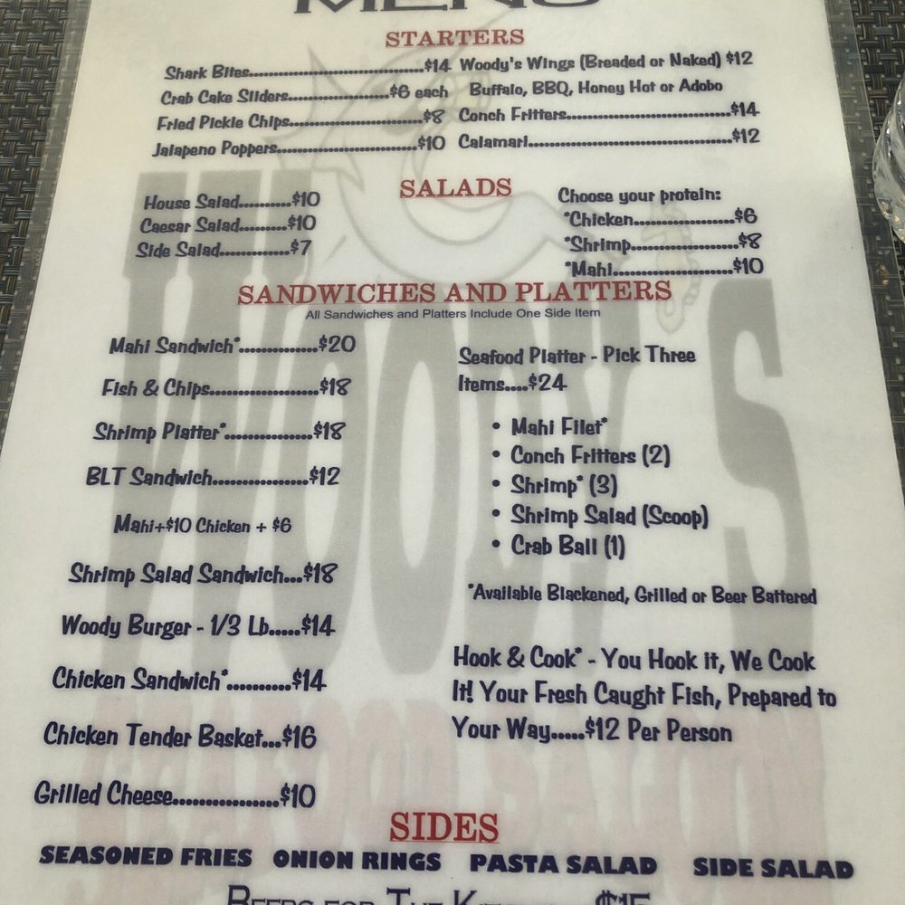 Woody's Seafood Saloon - American Near Me - Saint John, Virgin Islands Woody's Seafood Saloon - American Near Me - Saint John, Virgin Islands
