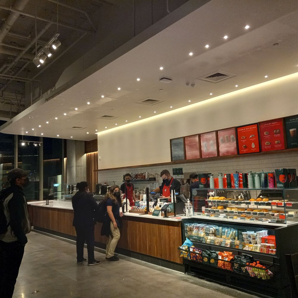 Starbucks - Inside after dark - Coffee & Tea Near Me - San Jose, California Starbucks - Inside after dark - Coffee & Tea Near Me - San Jose, California