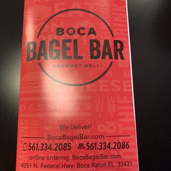 Boca Bagel Bar - Menu and great cafe for coffee! - Bagels Near Me - Boca Raton, Florida