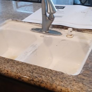 Manning's Handyman Services - Replaced a sink and rebuilt cabinet around an existing granite countertop. - General Contractors Near Me Manning's Handyman Services - Replaced a sink and rebuilt cabinet around an existing granite countertop. - General Contractors Near Me