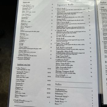 Kuro Nami - Menu - Japanese Near Me - San Anselmo, California
