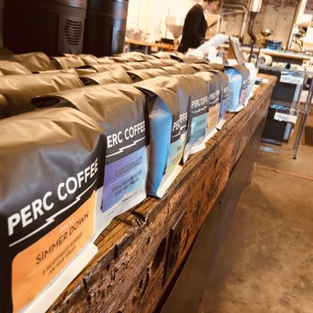 PERC Coffee - Retail and they do have a few "bites" to go with your caffeinated beverage - Coffee & Tea Near Me - Savannah, Georgia PERC Coffee - Retail and they do have a few "bites" to go with your caffeinated beverage - Coffee & Tea Near Me - Savannah, Georgia