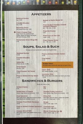 Menu photo 5 Fisherman's Galley Many, LA