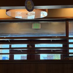 IHOP - Dirty glass at entry way.
