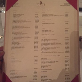 La Diana - Wine list - Mexican Near Me - Ciudad Juárez, CHH La Diana - Wine list - Mexican Near Me - Ciudad Juárez, CHH