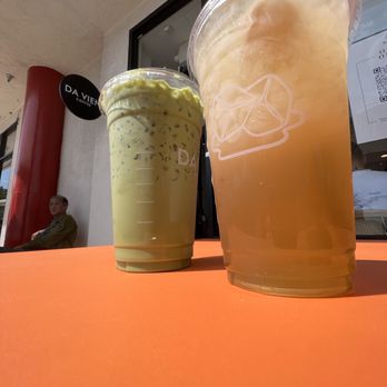 Da Vien Coffee - Lychee Jasmine*  Salted Caramel Matcha Latte* - Desserts Near Me - Westminster, California