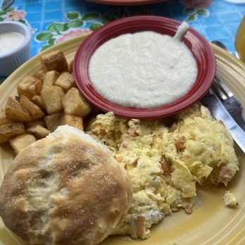 The Flying Biscuit Cafe - Salmon scrambled egg - New American Near Me - Charlotte, North Carolina The Flying Biscuit Cafe - Salmon scrambled egg - New American Near Me - Charlotte, North Carolina