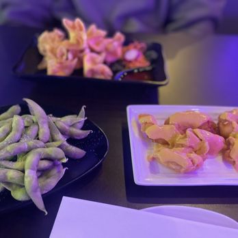 Sushi Prime 88 - A few appetizers (Crab Rangoon (10 Pcs) Rock Shrimp (5) and Edamame APP) - Sushi Bars Near Me - Clifton Park, New York Sushi Prime 88 - A few appetizers (Crab Rangoon (10 Pcs) Rock Shrimp (5) and Edamame APP) - Sushi Bars Near Me - Clifton Park, New York