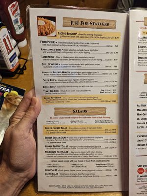 Menu photo 7 Texas Roadhouse Clermont, FL