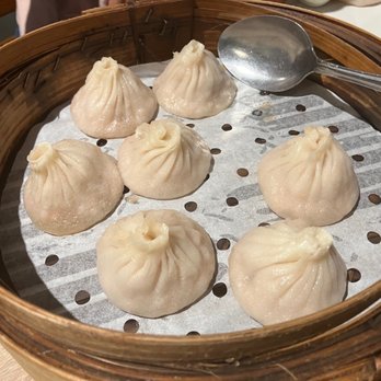 Dumpling Kitchen - E1. Kurobuta Pork Soup Dumplings / (one XLB went missing before I could snap this picture) - Shanghainese Near Me - Berkeley, California