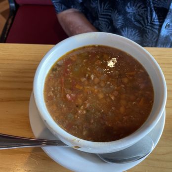 Carrabba's Italian Grill - Soup with lentils and sausage - Italian Near Me - Naples, Florida Carrabba's Italian Grill - Soup with lentils and sausage - Italian Near Me - Naples, Florida