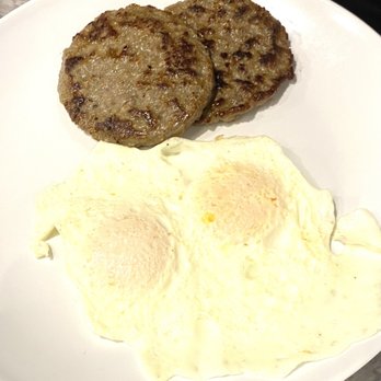 Delaney’s Diner - Delaney's Breakfast with Sausage and over easy eggs. - American Near Me - Columbus, Ohio Delaney’s Diner - Delaney's Breakfast with Sausage and over easy eggs. - American Near Me - Columbus, Ohio