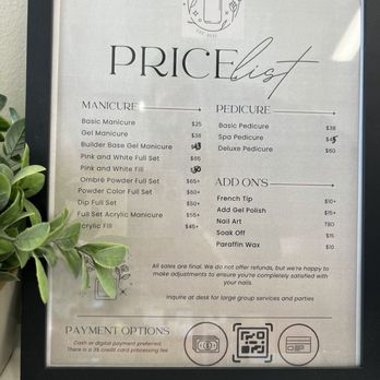 V Nails - Price list - Nail Salons Near Me - Oakland, Michigan
