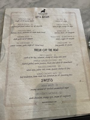 Menu photo 8 Frenchie Wine Bar San Francisco, CA Menu photo 8 Frenchie Wine Bar San Francisco, CA