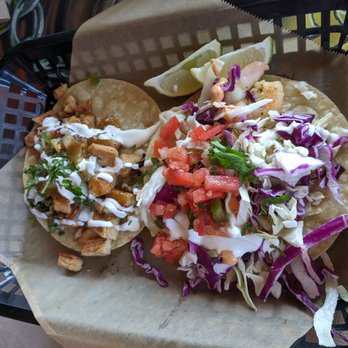 Sancho's Tacos - Chicken and shrimp taco at Sancho's...yum - Mexican Near Me - San Clemente, California