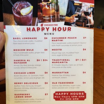 Chicago Fire - Happy hour specialty cocktails - Pizza Near Me - Sacramento, California Chicago Fire - Happy hour specialty cocktails - Pizza Near Me - Sacramento, California