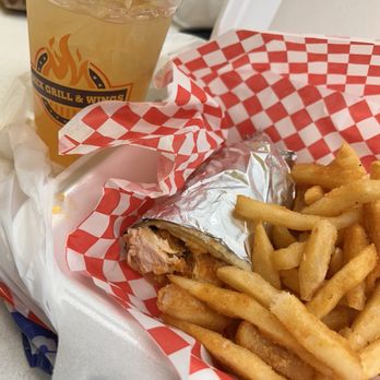 Chex Grill - Crispy Chicken wrap  Combo - New American Near Me - Charlotte, North Carolina