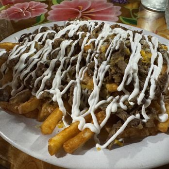 Cocina Mexico Lindo - Aloha - Asada fries (toppings on the side) - Mexican Near Me - Aloha, Oregon Cocina Mexico Lindo - Aloha - Asada fries (toppings on the side) - Mexican Near Me - Aloha, Oregon