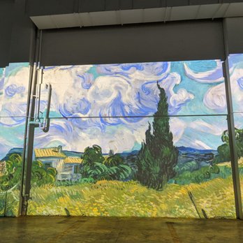 Immersive Van Gogh Exhibit - Love the swirly skies. - Art Museums Near Me - Toronto, Ontario