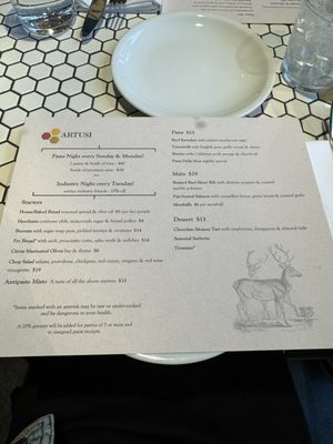 Menu photo 5 Artusi Seattle, WA Menu photo 5 Artusi Seattle, WA