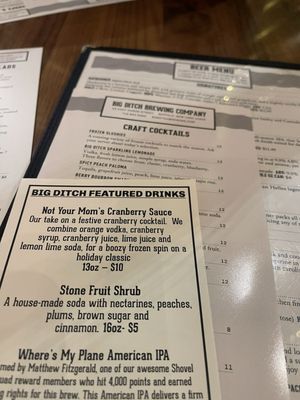 Menu photo 3 Big Ditch Brewing Buffalo, NY